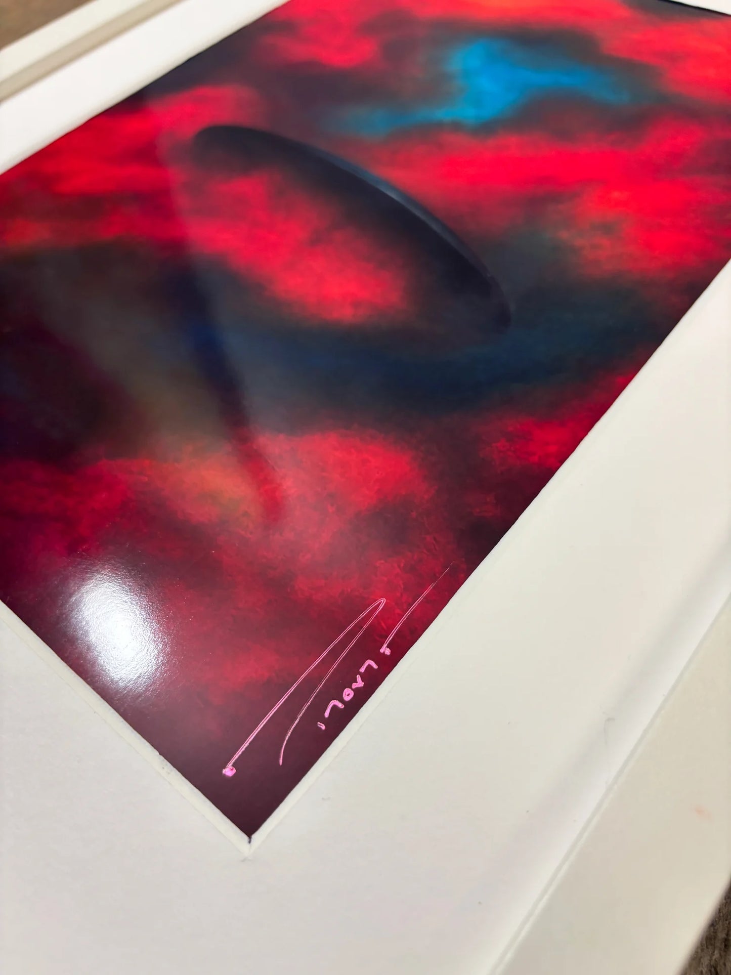 UNIDENTIFIED - LIMITED EDITION SIGNED PRINT - FRAMED