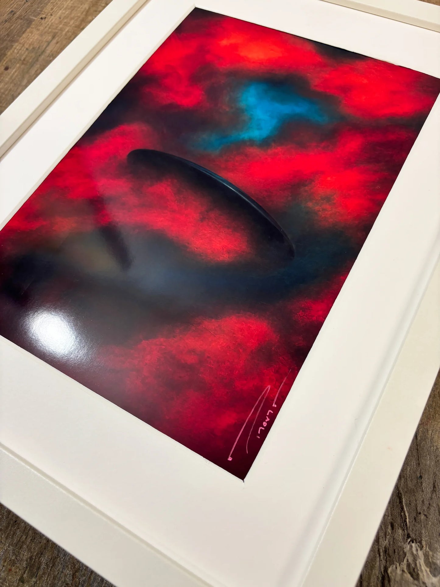 UNIDENTIFIED - LIMITED EDITION SIGNED PRINT - FRAMED