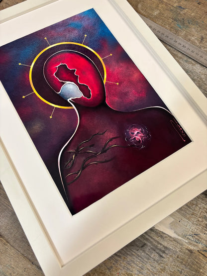 SAVANTIS - LIMITED EDITION SIGNED PRINT - FRAMED
