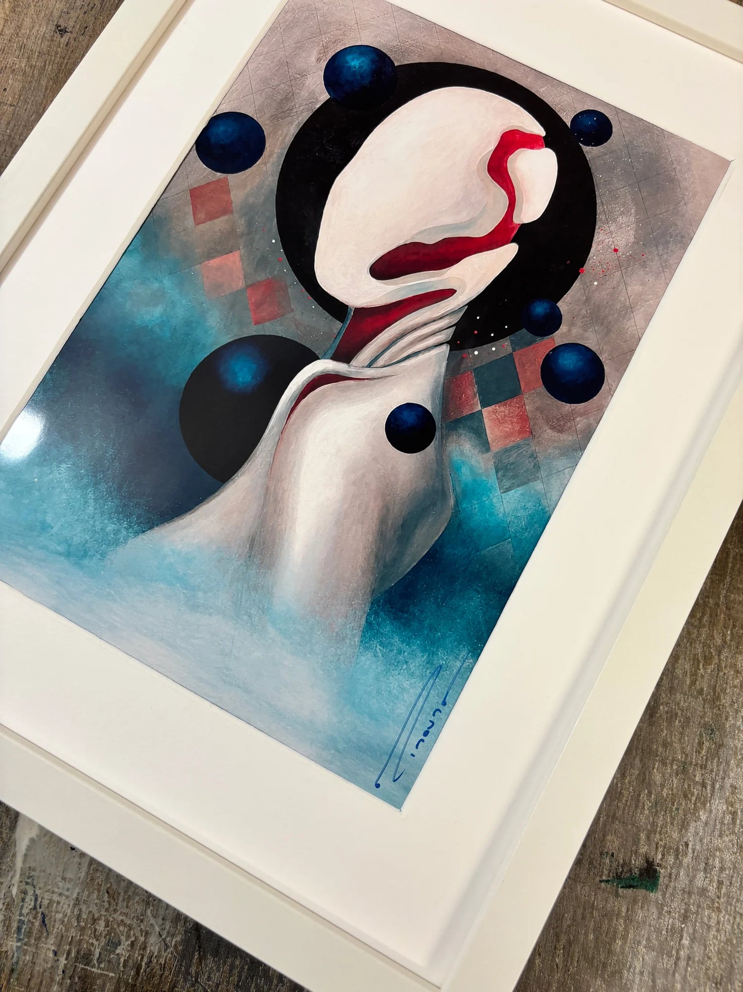 ALIUS - LIMITED EDITION SIGNED PRINT - FRAMED