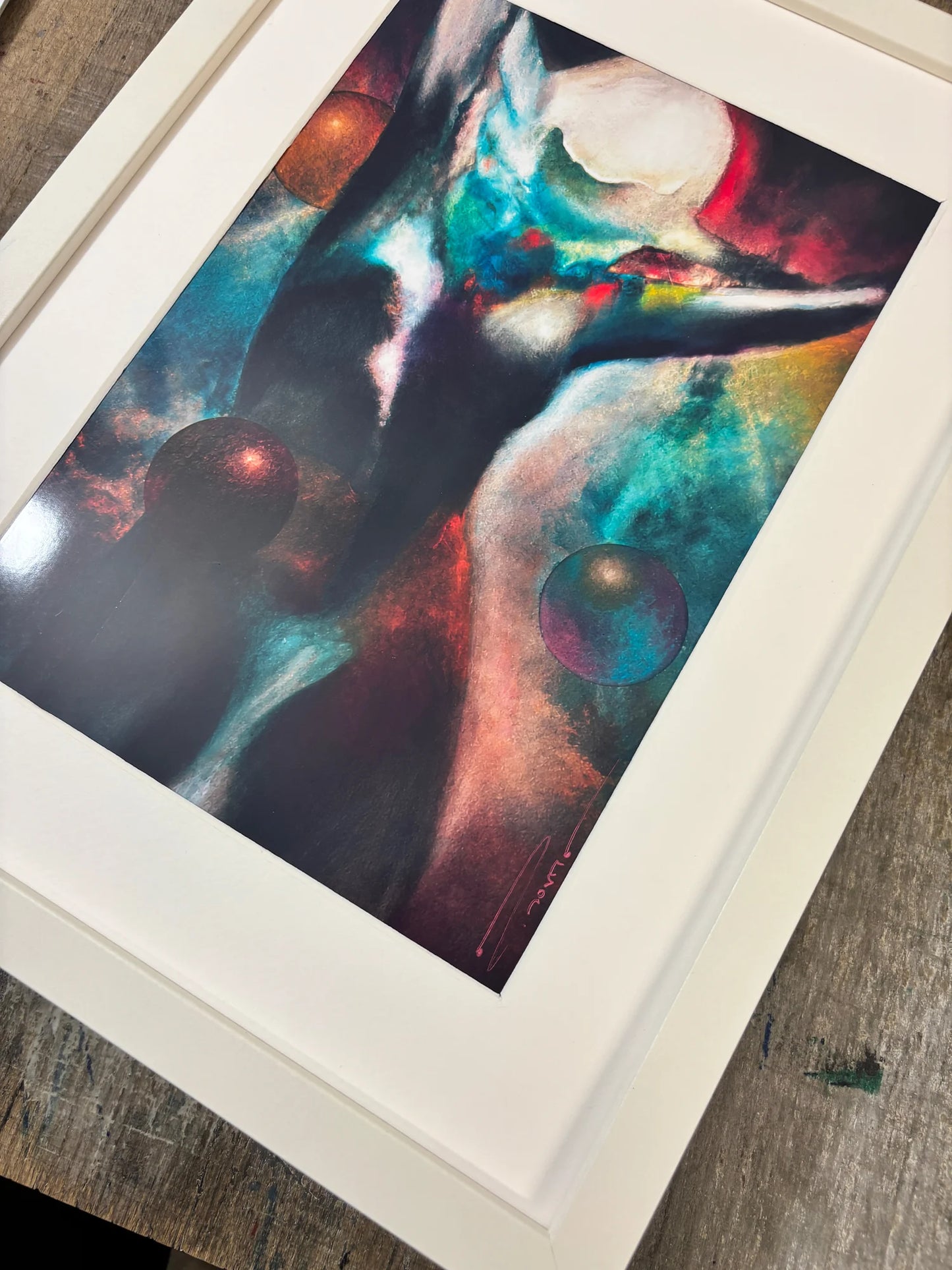 CELESTE - LIMITED EDITION SIGNED PRINT - FRAMED