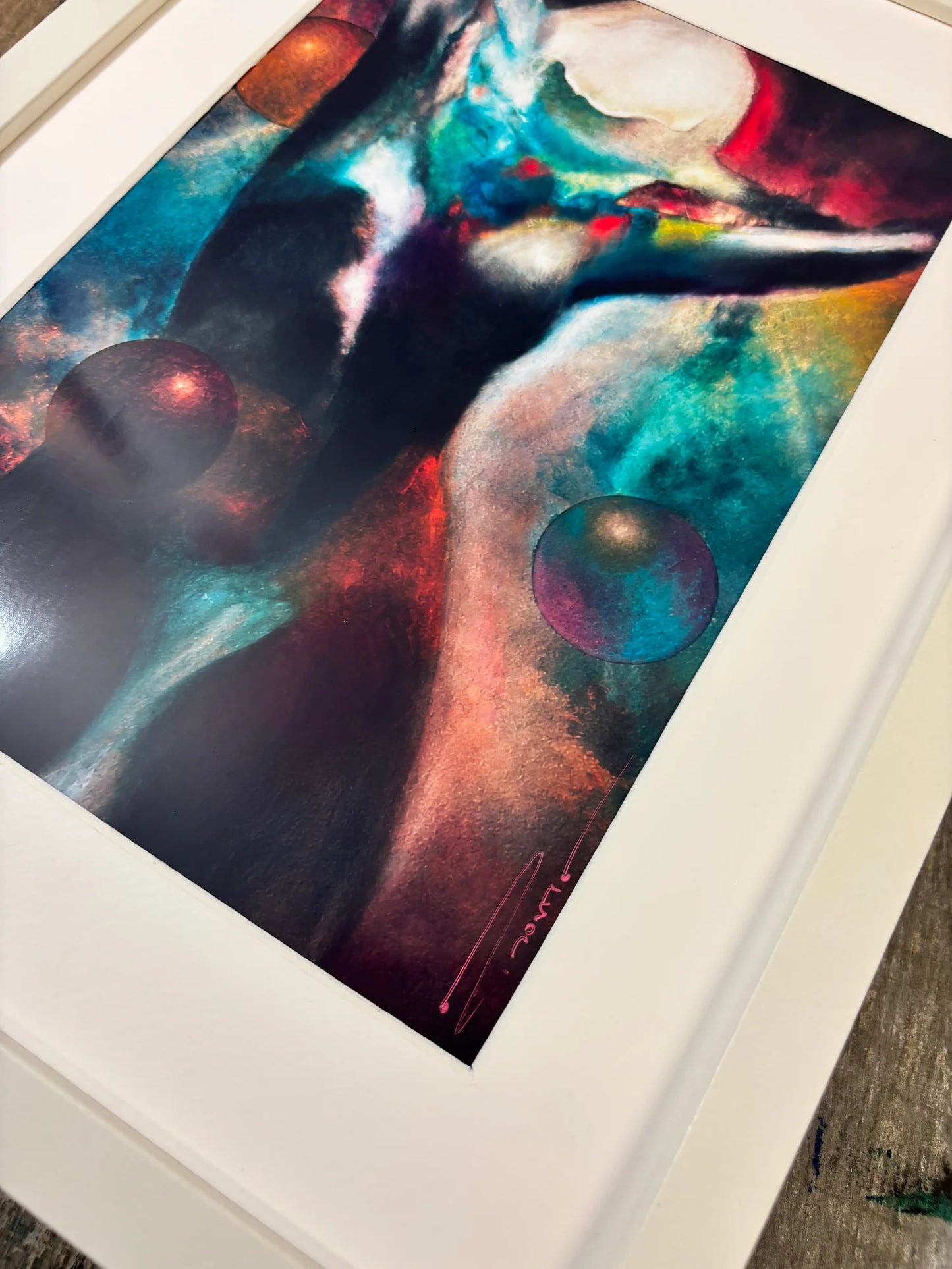 CELESTE - LIMITED EDITION SIGNED PRINT - FRAMED